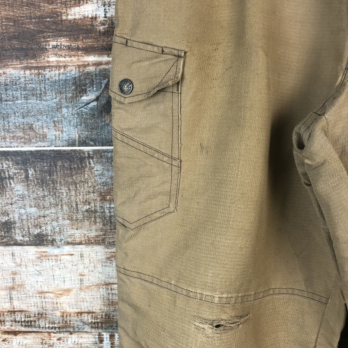 Japanese Brand DL Jawin Brown Cargo Multipocket Pants #C693 Size US 32 / EU 48 - 9 Thumbnail