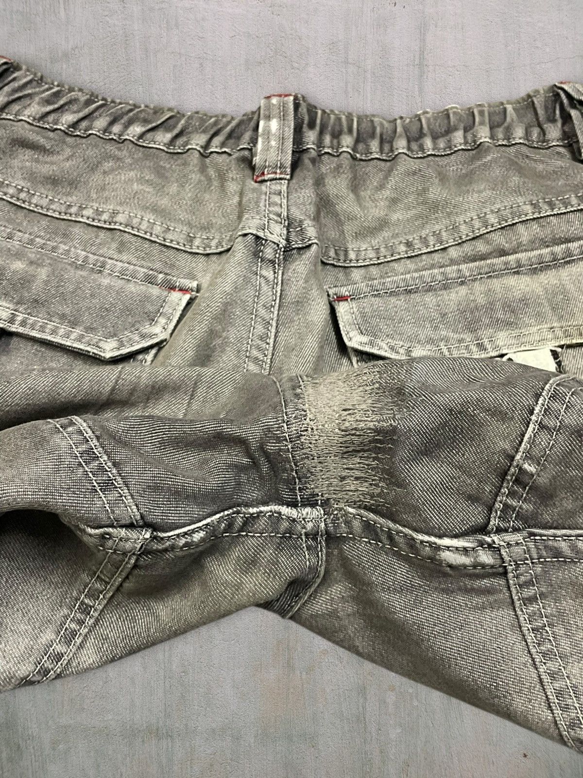 JNCO Vintage Y2K PJ’s Surf Carpenter Cargo Denim Baggy Jorts Size US 32 / EU 48 - 14 Thumbnail