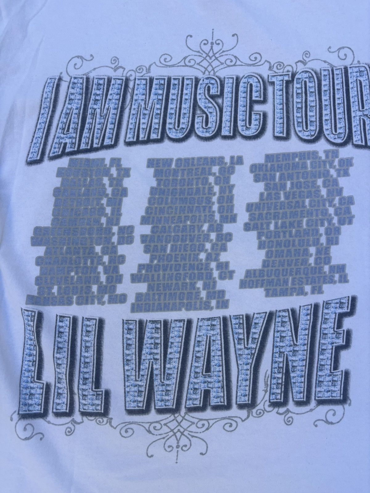 Rap Tees Vintage Y2K 2000s Lil Wayne Tour T Shirt Size US M / EU 48-50 / 2 - 4 Thumbnail