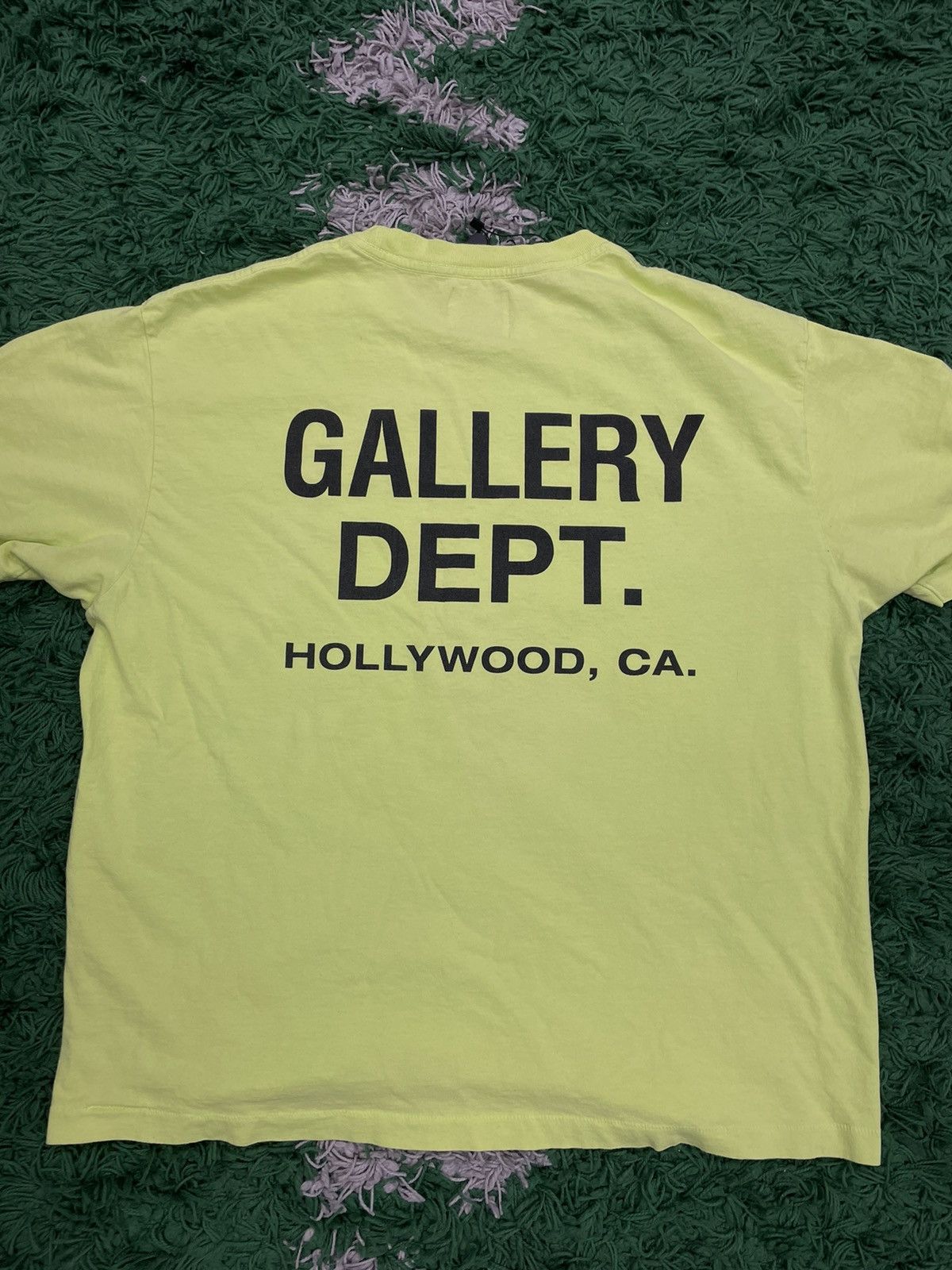 Gallery Dept. Gallery Dept lime green t shirt large Size US L / EU 52-54 / 3 - 2 Thumbnail