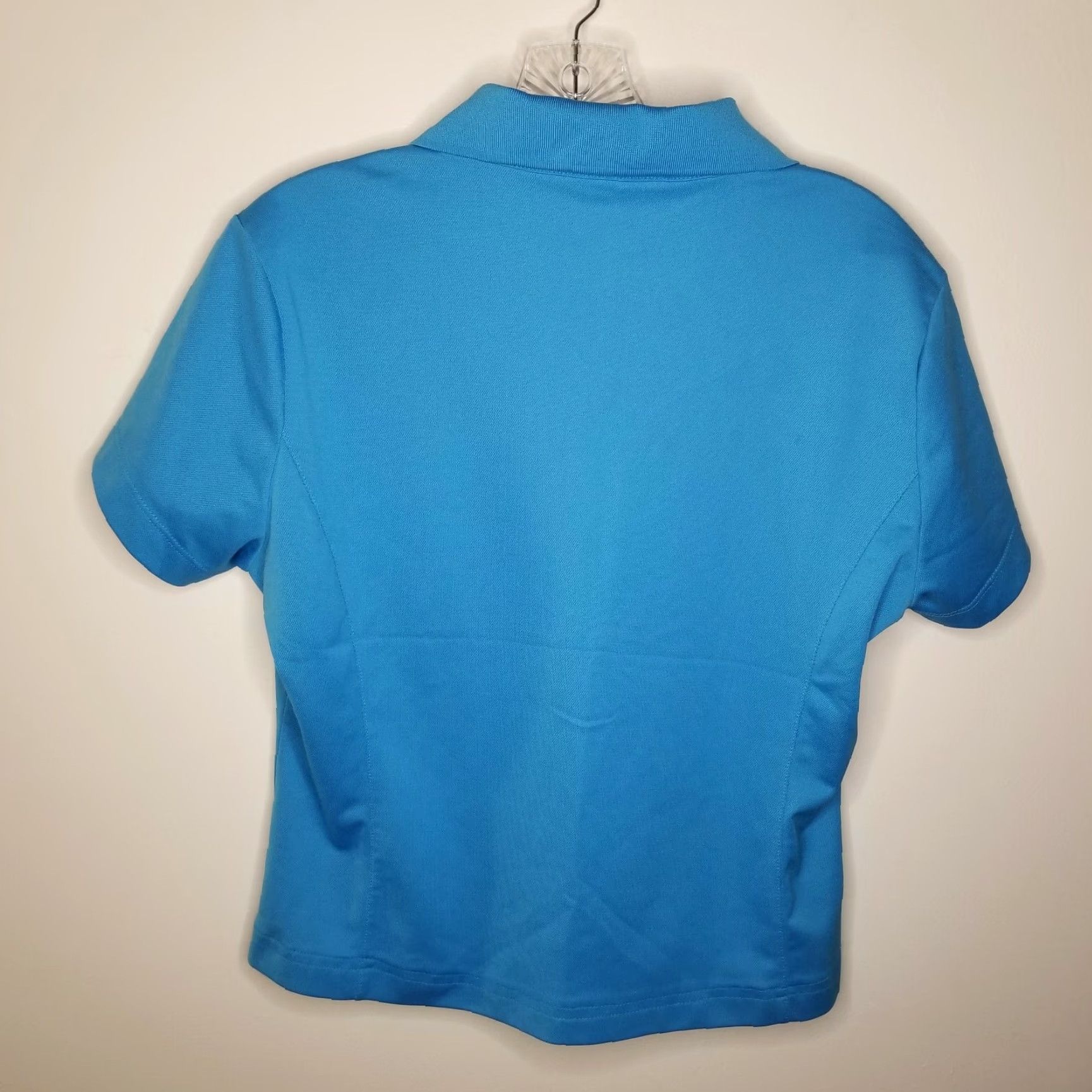 Nike NIKE GOLF Womens Blue Short Sleeve Polo Size L Activewear Size 36" / US 14 / IT 50 - 5 Thumbnail