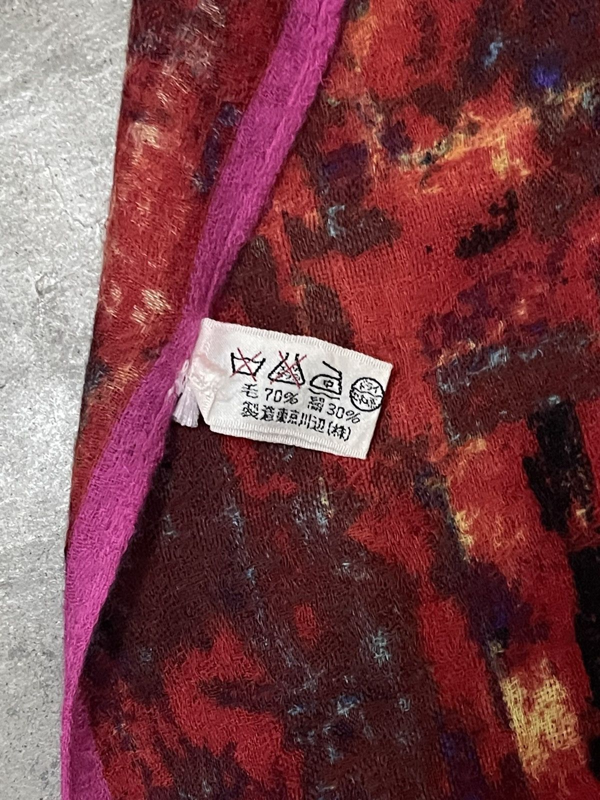 Kenzo KENZO PARIS WOOL BLEND SILK SCARVES Size ONE SIZE - 6 Thumbnail