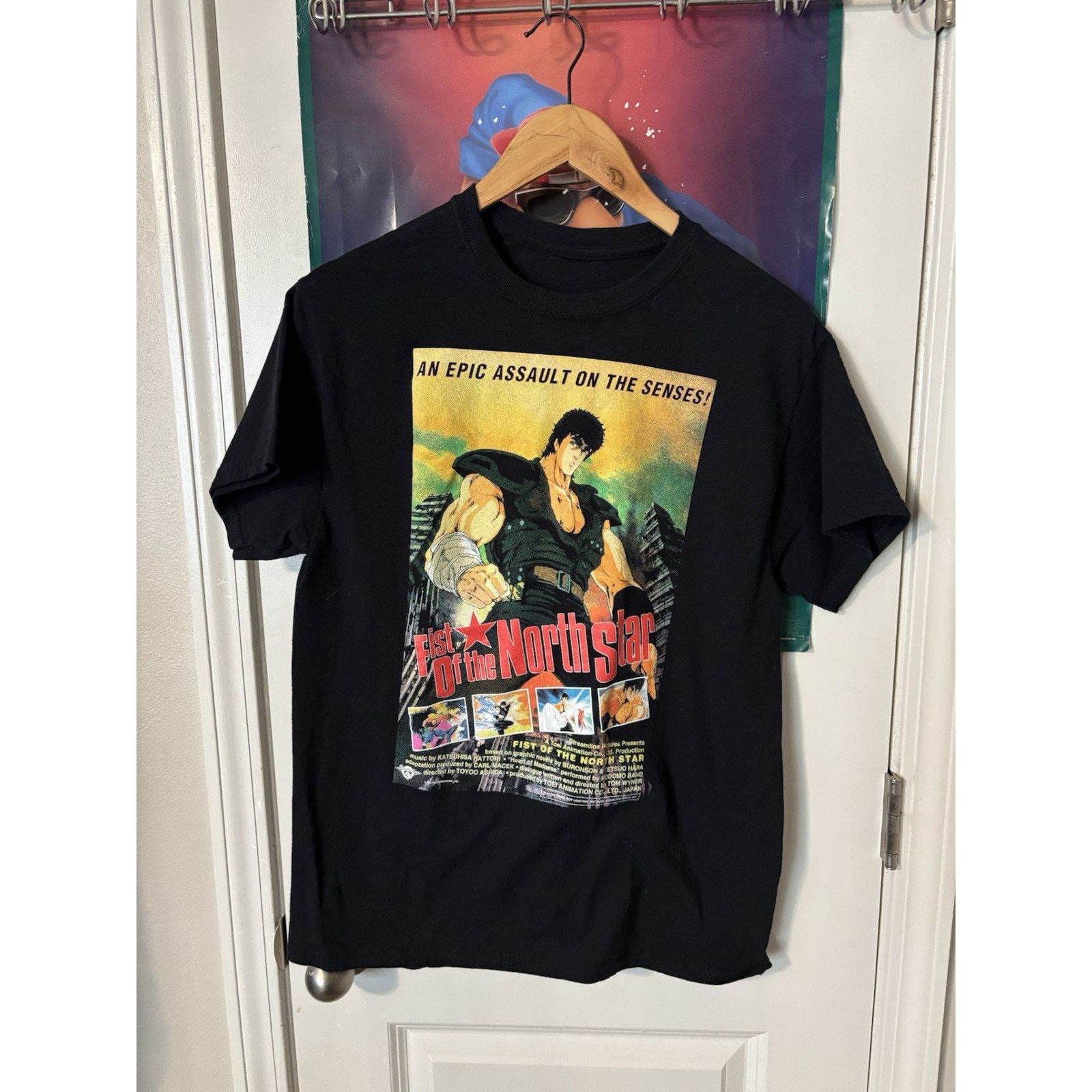 Vintage black anime rare n/a Fist Of The North Star Ken Kenshirou Size US XL / EU 56 / 4 - 1 Thumbnail