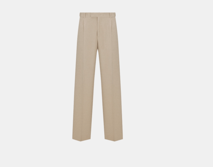 Dior o1w1db10525 483C13 Pant in Beige Size US 30 / EU 46 - 1 Thumbnail