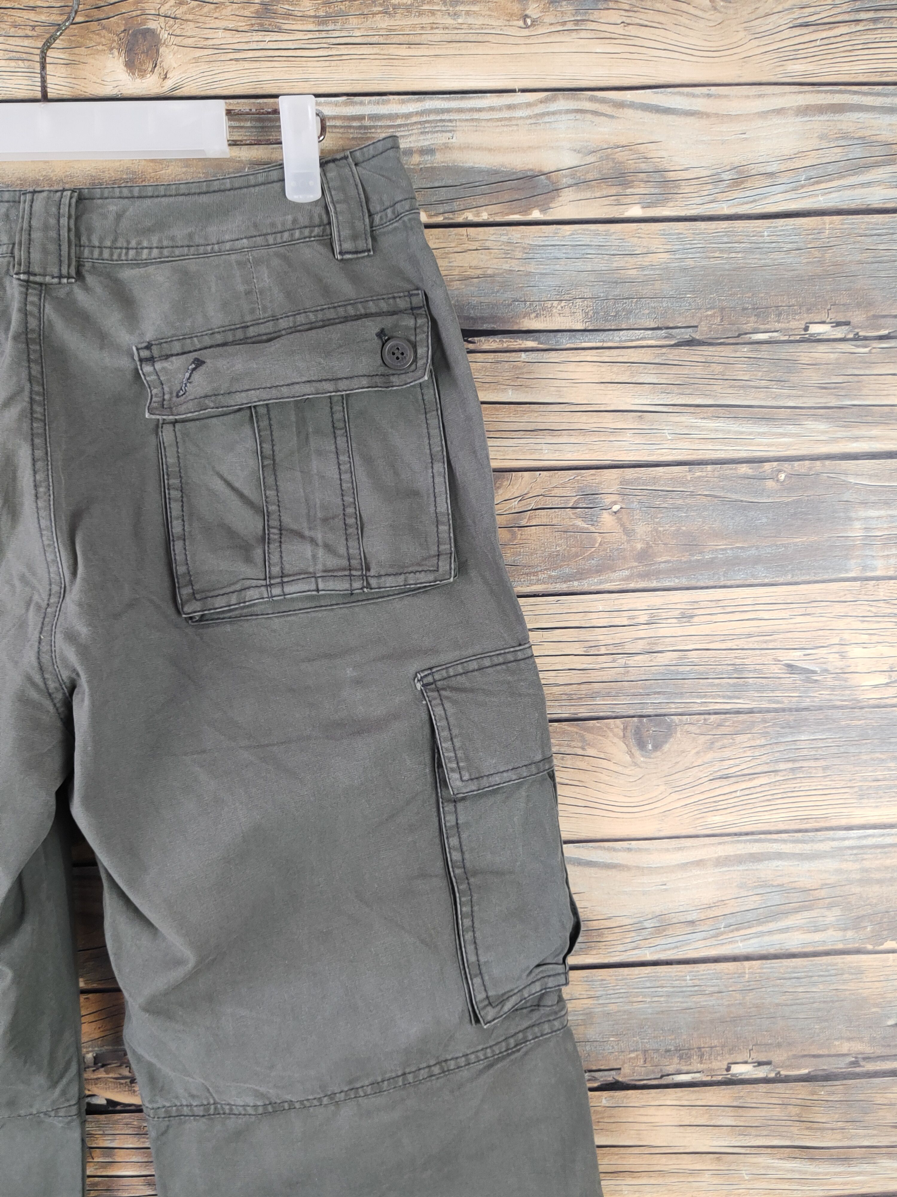 Japanese Brand DL Ugiz Olive Multipocket Tactical Cargo Pants #253 Size US 30 / EU 46 - 12 Thumbnail