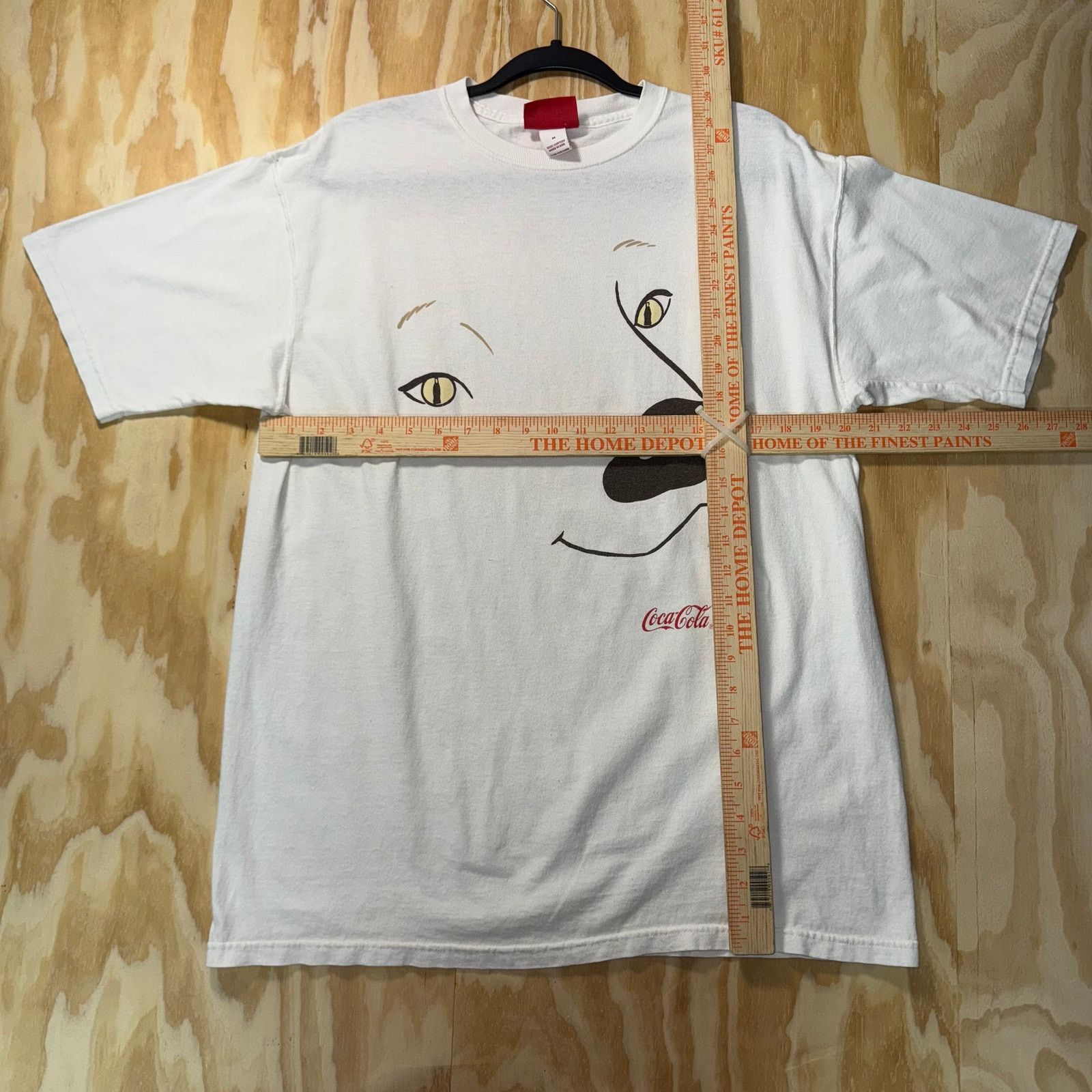Vintage Vintage Y2K Coke Coca-Cola soda promo 1990s bear face tshirt Size US M / EU 48-50 / 2 - 4 Thumbnail