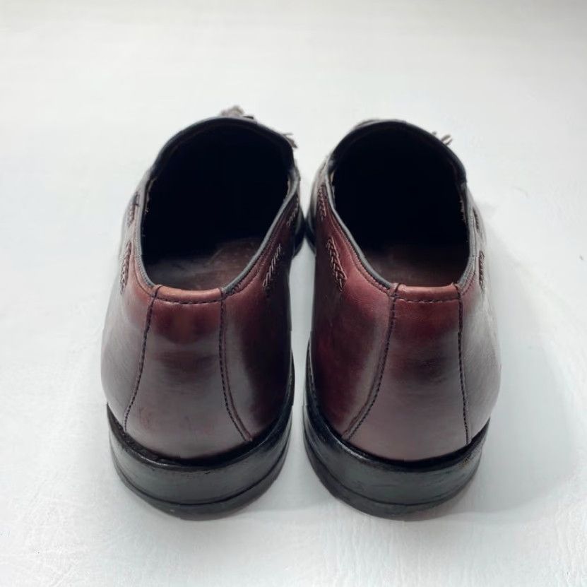 Allen Edmonds Allen Edmonds The Adams Loafers Burgundy Leather Tassel Men’s 10D Preppy Dress Mens Size US 10 / EU 43 - 4 Thumbnail