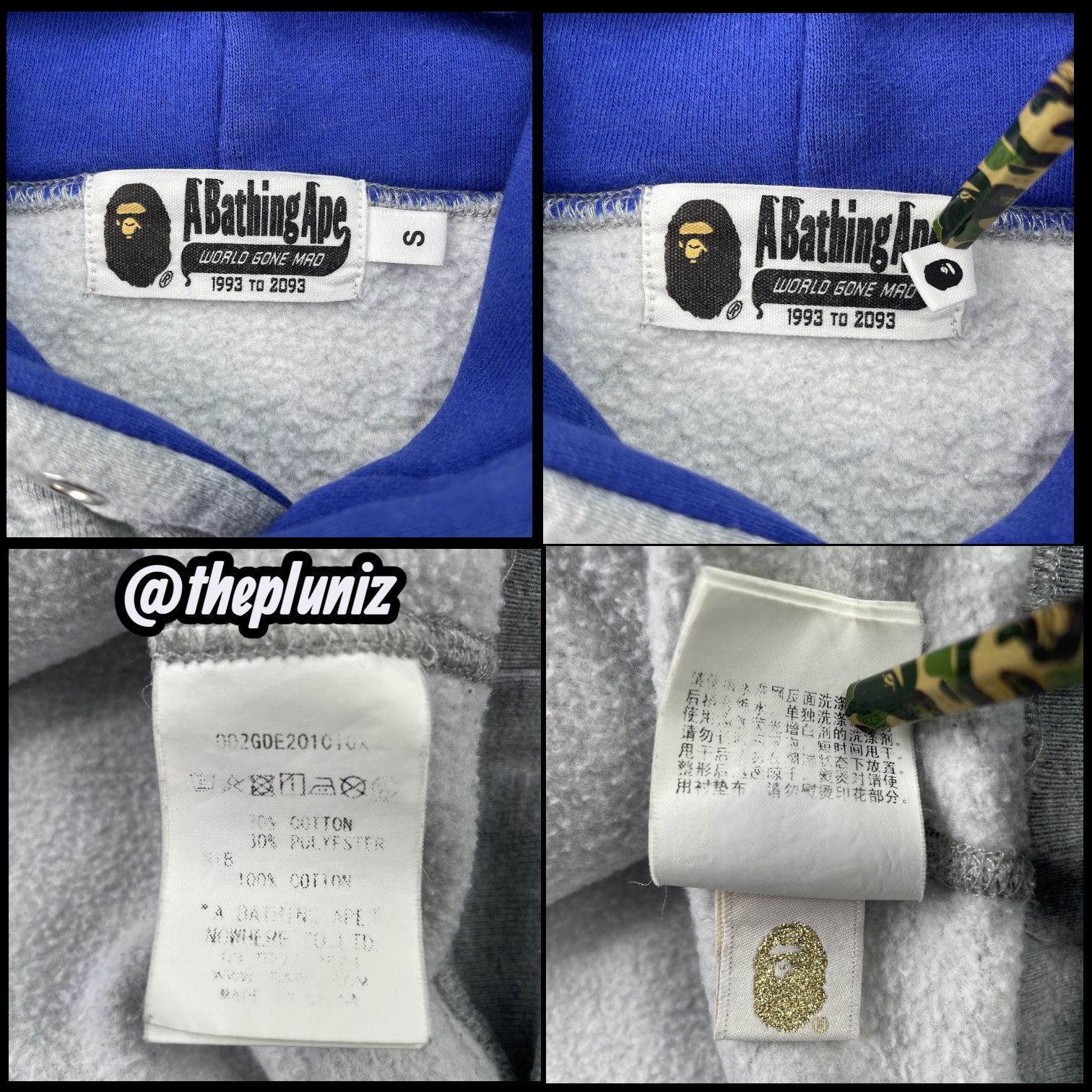 Bape OG BAPE Baby Milo Hoodie Size US S / EU 44-46 / 1 - 7 Thumbnail