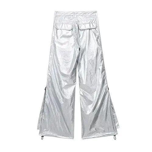 Other Silver Pants Cargo Baggy Size US 32 / EU 48 - 2 Thumbnail
