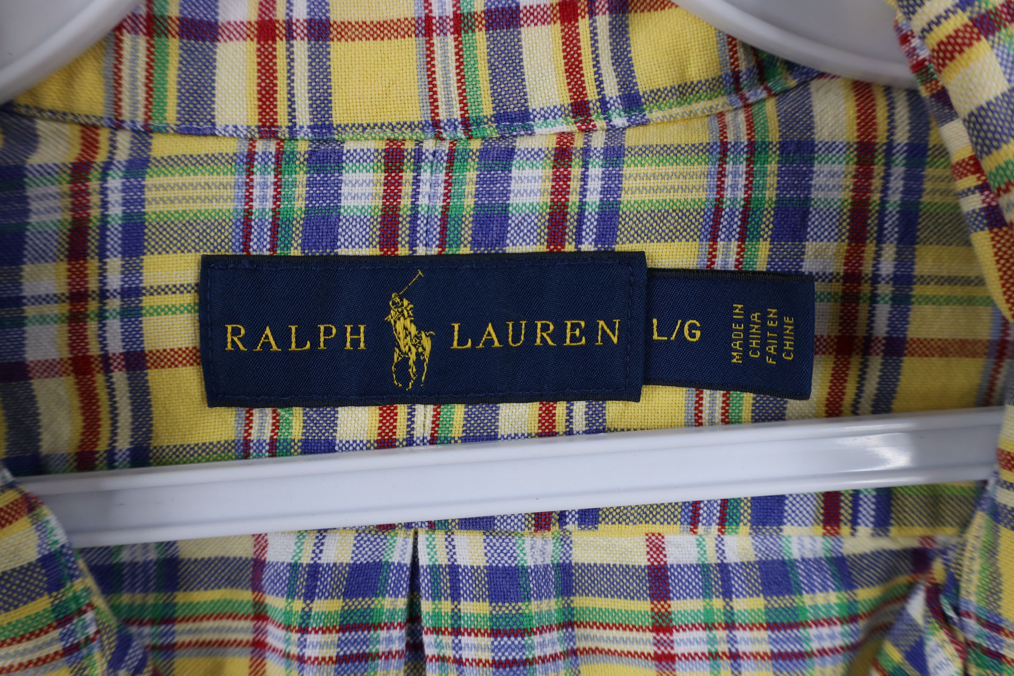 Polo Ralph Lauren Vintage Ralph Lauren Plaid Collared Button Down Shirt Cotton Size US L / EU 52-54 / 3 - 5 Thumbnail