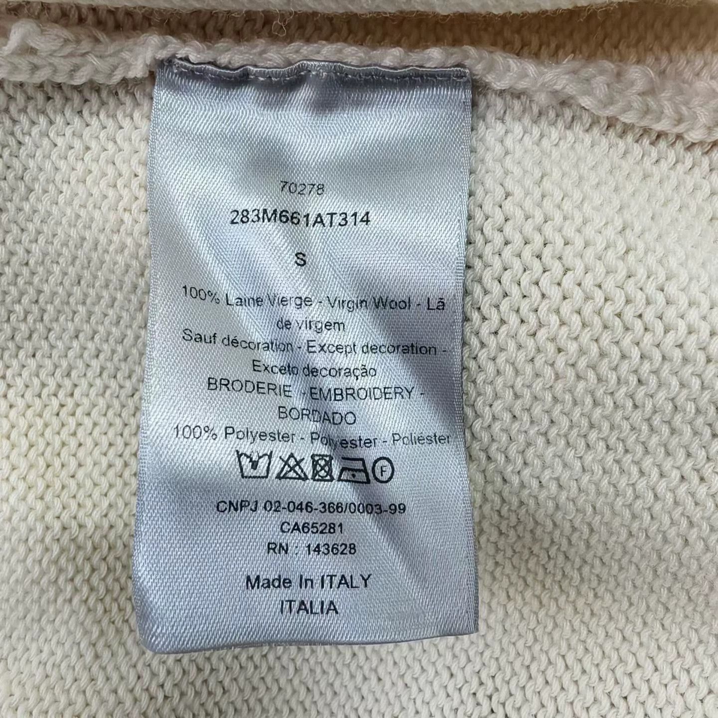 Dior Dior Abstract Portrait Crew Neck Knit Sweater Size US S / EU 44-46 / 1 - 4 Thumbnail