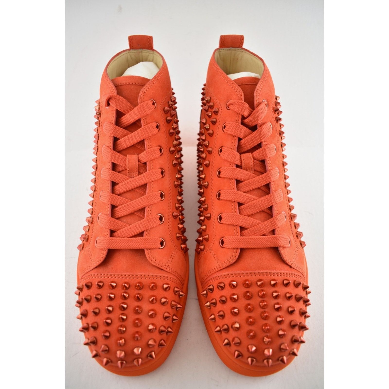 Christian Louboutin Christian Louboutin Louis Flat Spike Tomate Red Orange High Size US 11 / EU 44 - 5 Thumbnail