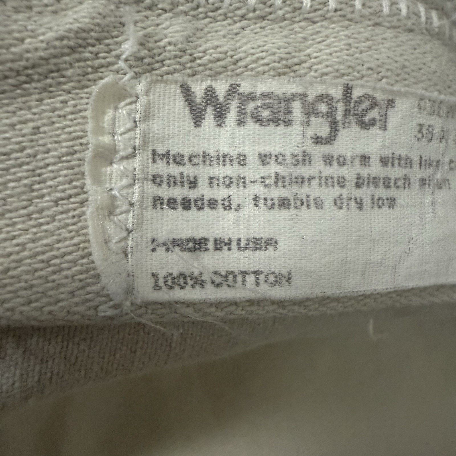 Wrangler Vintage 90s Wrangler 13mwz Tan original fit cowboy jeans Size US 33 - 3 Thumbnail