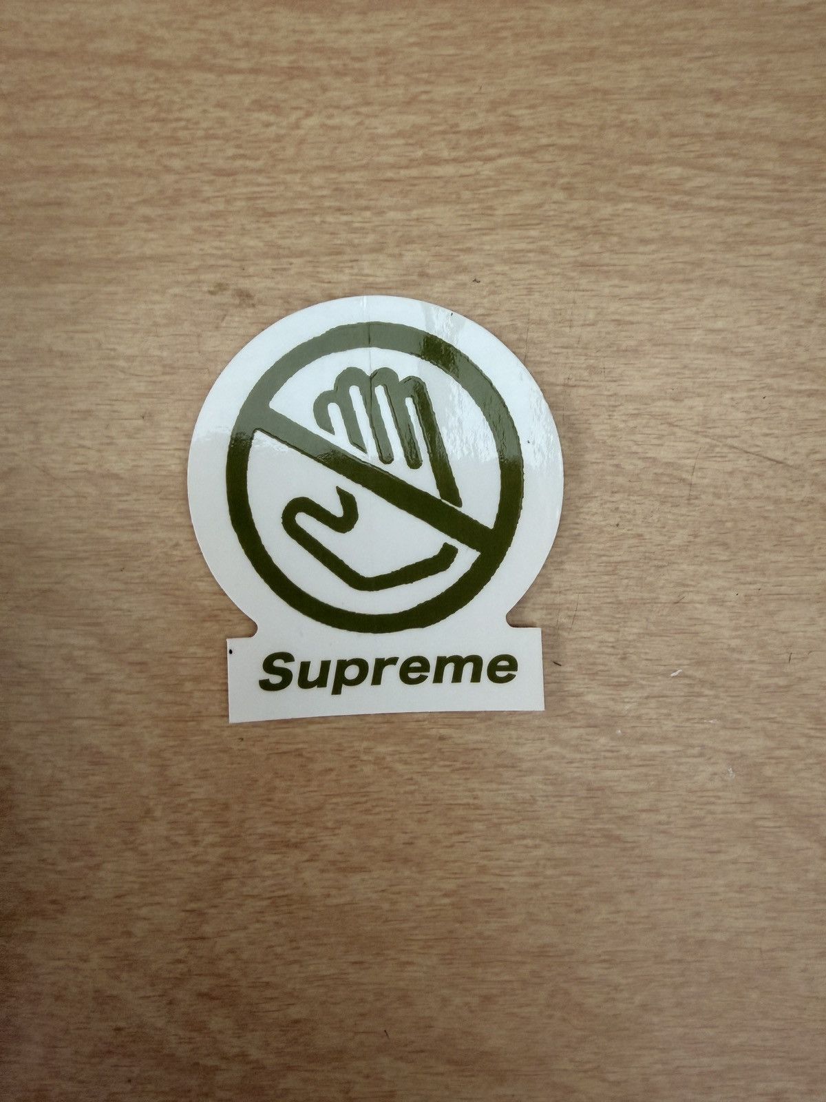 Supreme Supreme FW22 Warning Do Not Touch Sticker Size ONE SIZE - 1 Preview