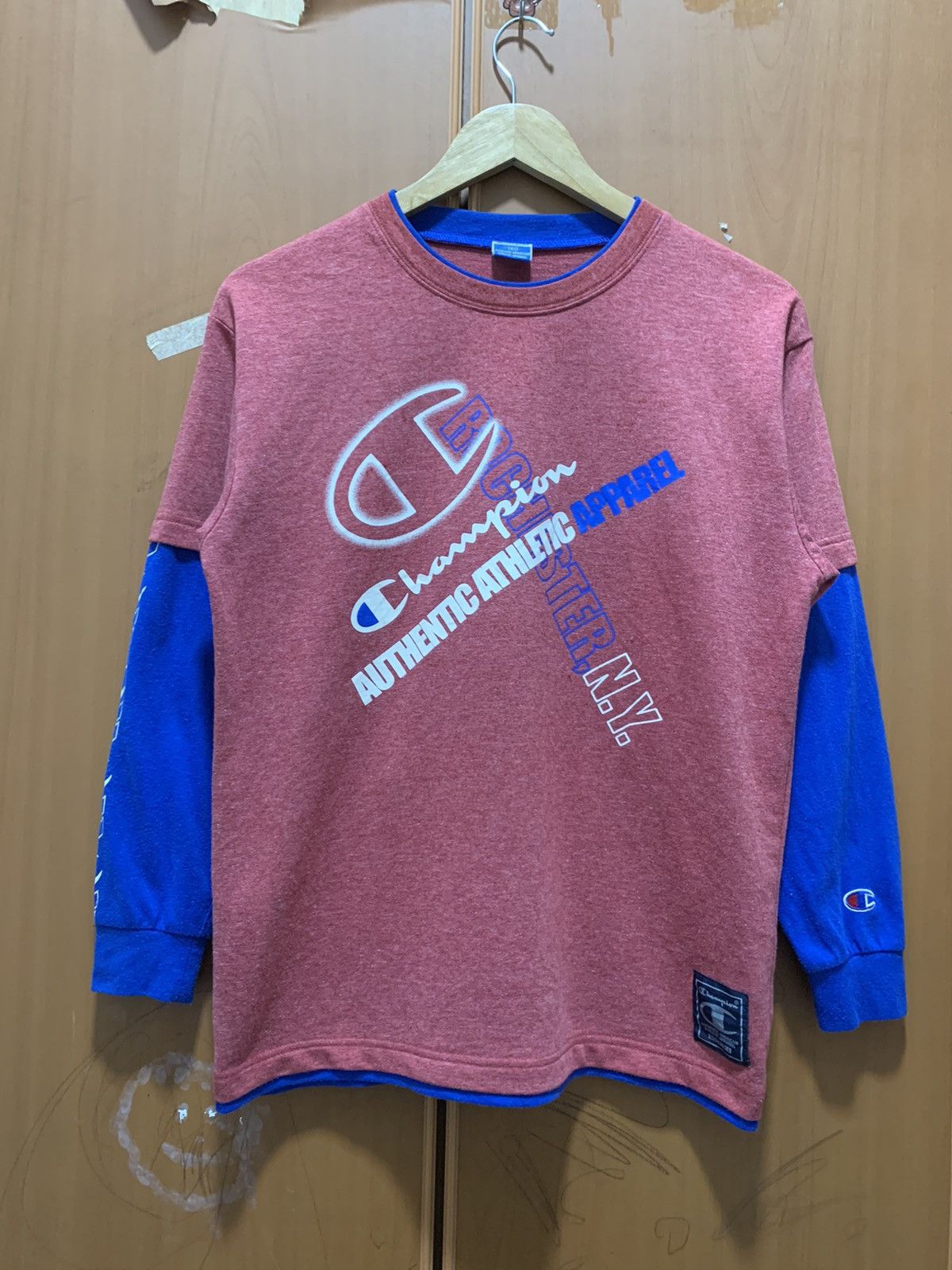 Champion Champion Double Layer Long Sleeve Tshirt Size US M / EU 48-50 / 2 - 1 Thumbnail
