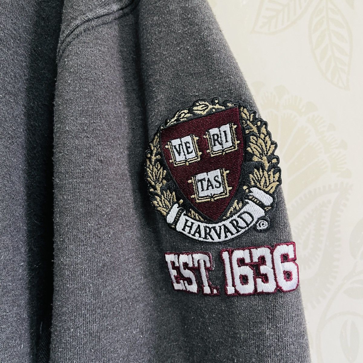 Jansport × Vintage Vintage Jansport Harvard University Distressed Hoodies Size US L / EU 52-54 / 3 - 10 Thumbnail