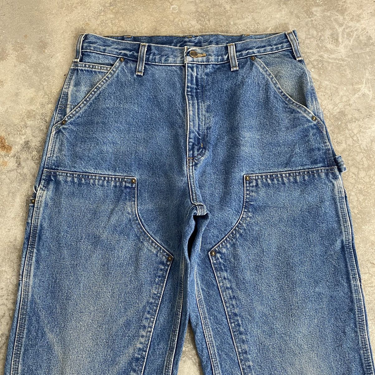 Carhartt Vintage Carhartt Double Knee Blue Carpenter Denim Jeans Size US 33 - 4 Thumbnail