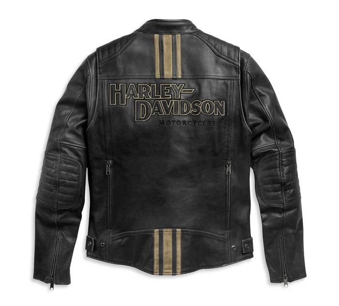 Harley Davidson Harley Davidson Men's Leather Jacket Size US XXS / EU 40 - 2 Thumbnail