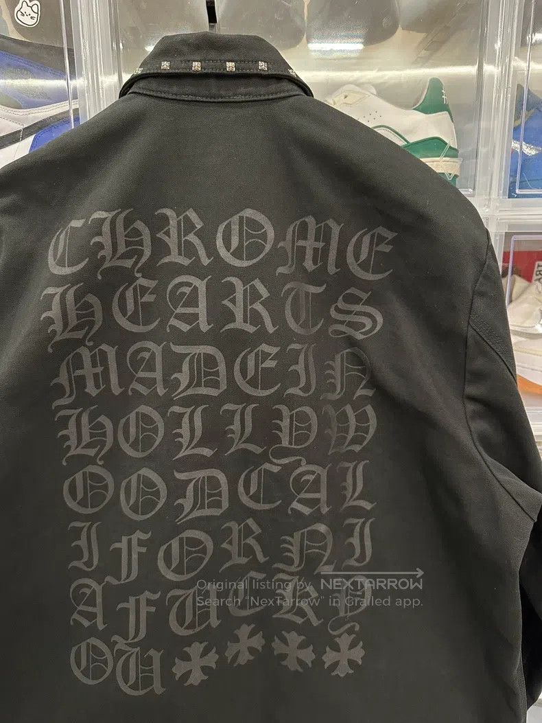 Chrome Hearts CHROME HEARTS Size L Silver nail Sanskrit washed canvas too Size US L / EU 52-54 / 3 - 4 Thumbnail
