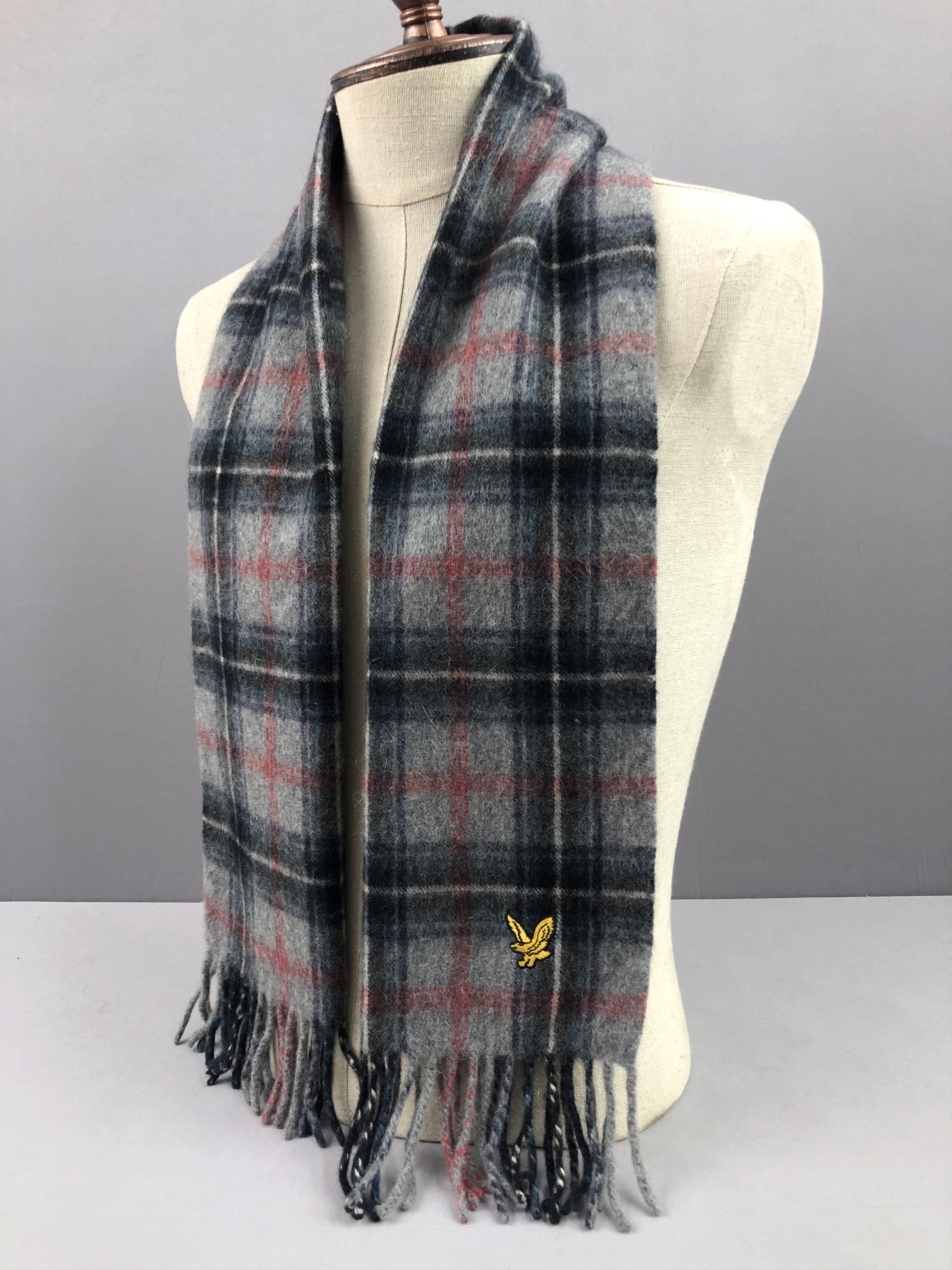 Lyle & Scott Vintage Lyle & Scott Cashmere Scarf / Muffler / Neckwear Size ONE SIZE - 2 Thumbnail