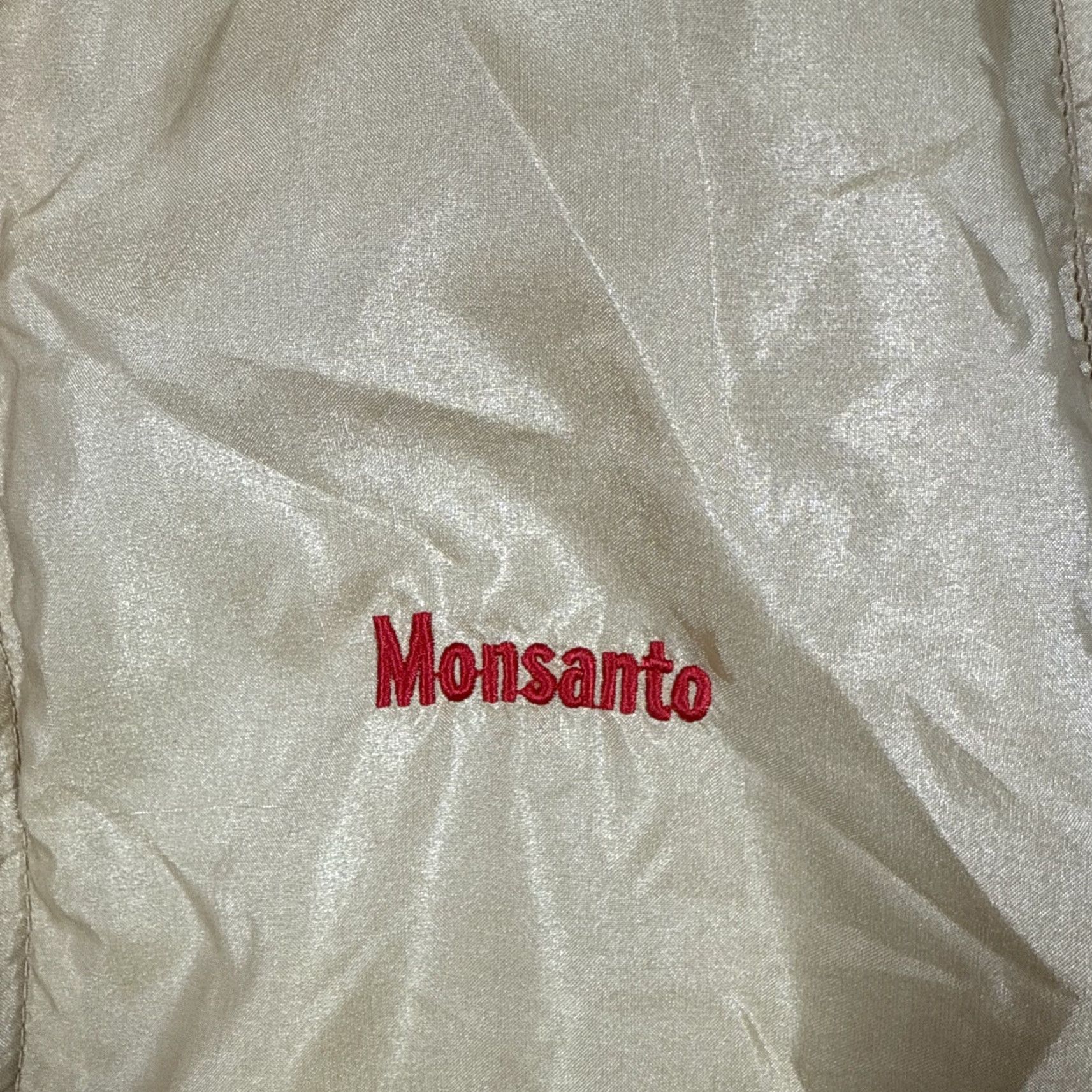 Vintage Swingster Beige VTG Full Zip Jacket Mens Size L Monsanto Windbreaker Nylon Outer Shell Regular Size US L / EU 52-54 / 3 - 3 Thumbnail