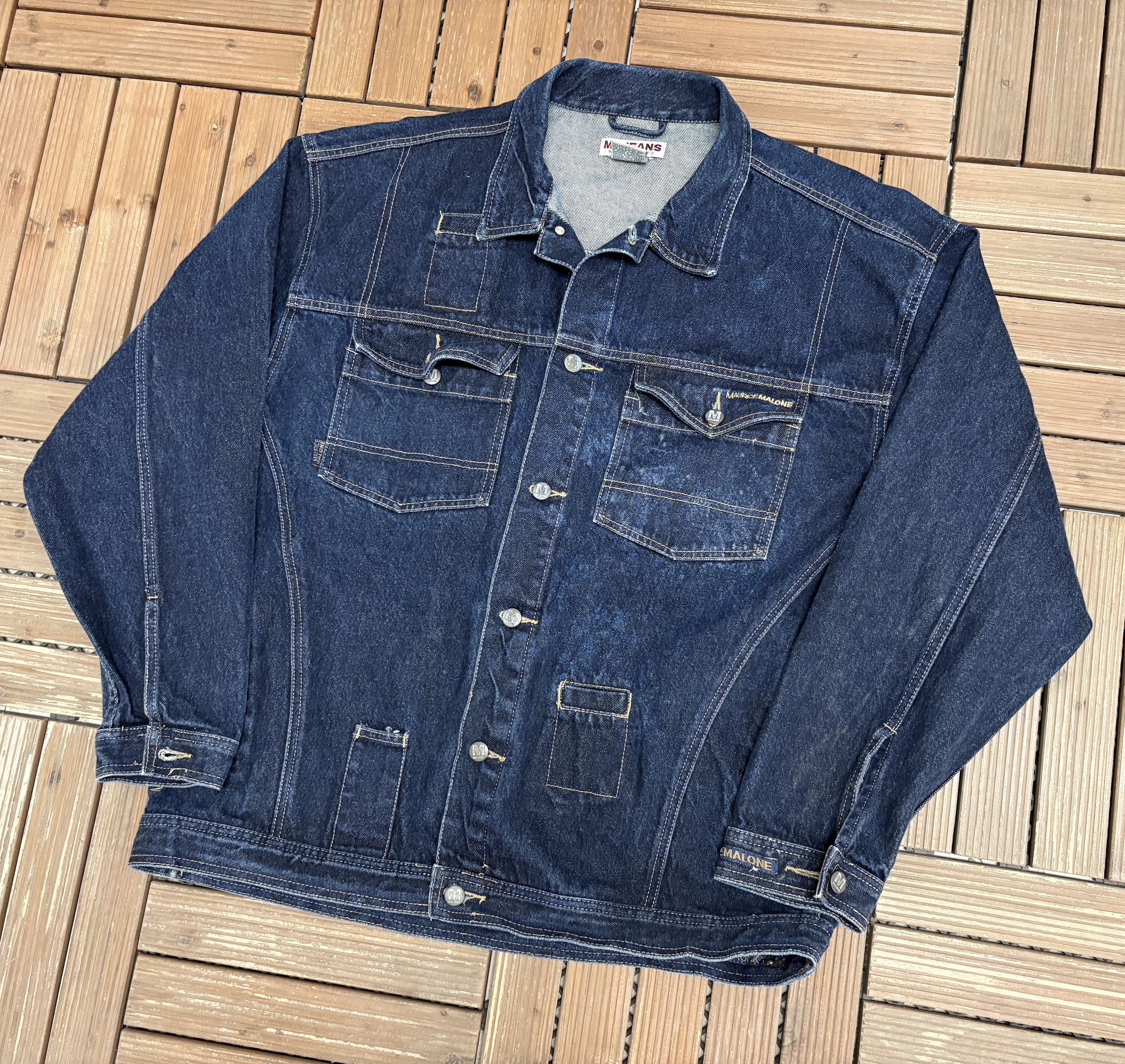 Other MoJeans by Maurice Malone Vintage Blue Denim Jeans Size US XXL / EU 58 / 5 - 2 Thumbnail