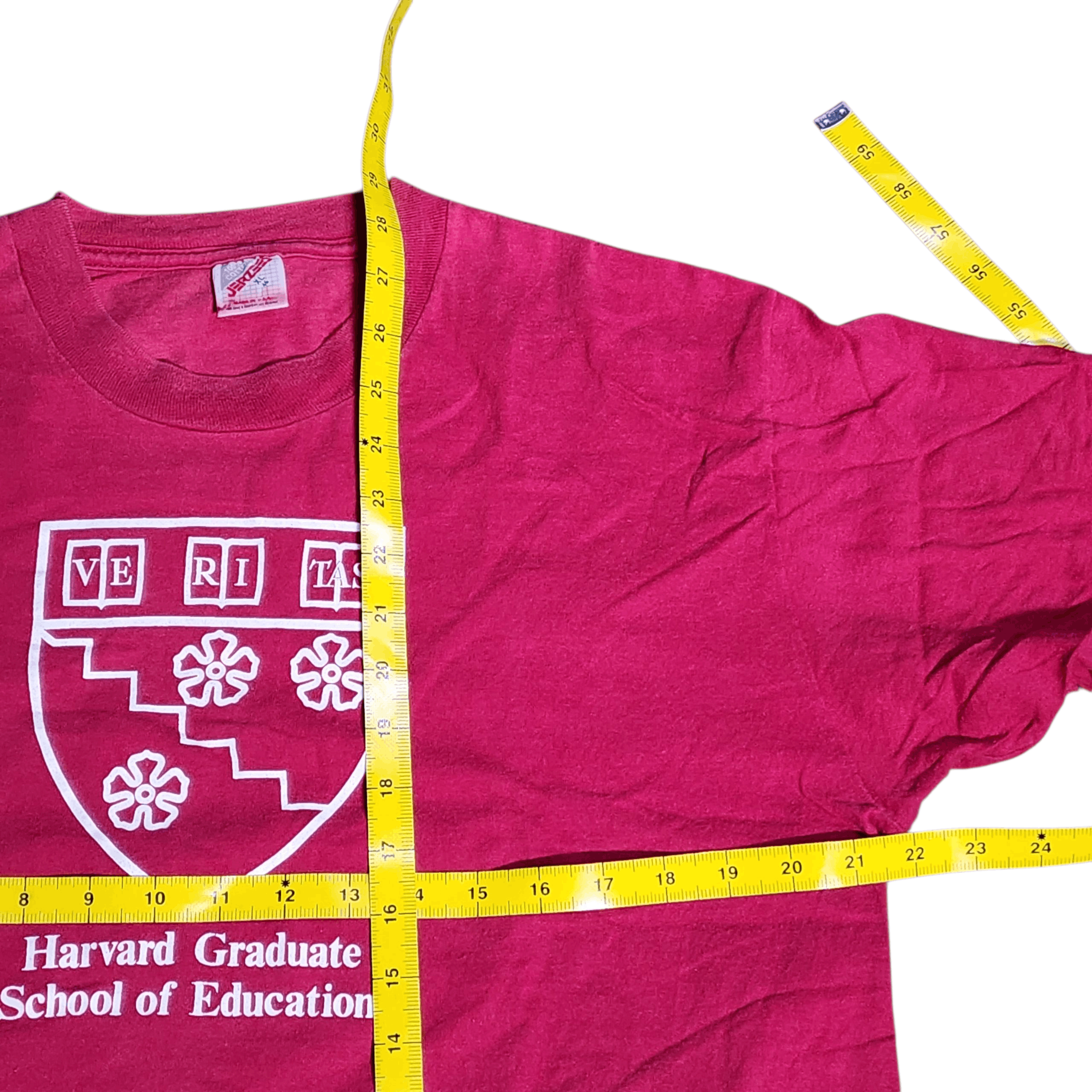 Vintage Rare Vintage 90s Harvard Graduate Shirts Jerzees Tees Size US XL / EU 56 / 4 - 6 Thumbnail