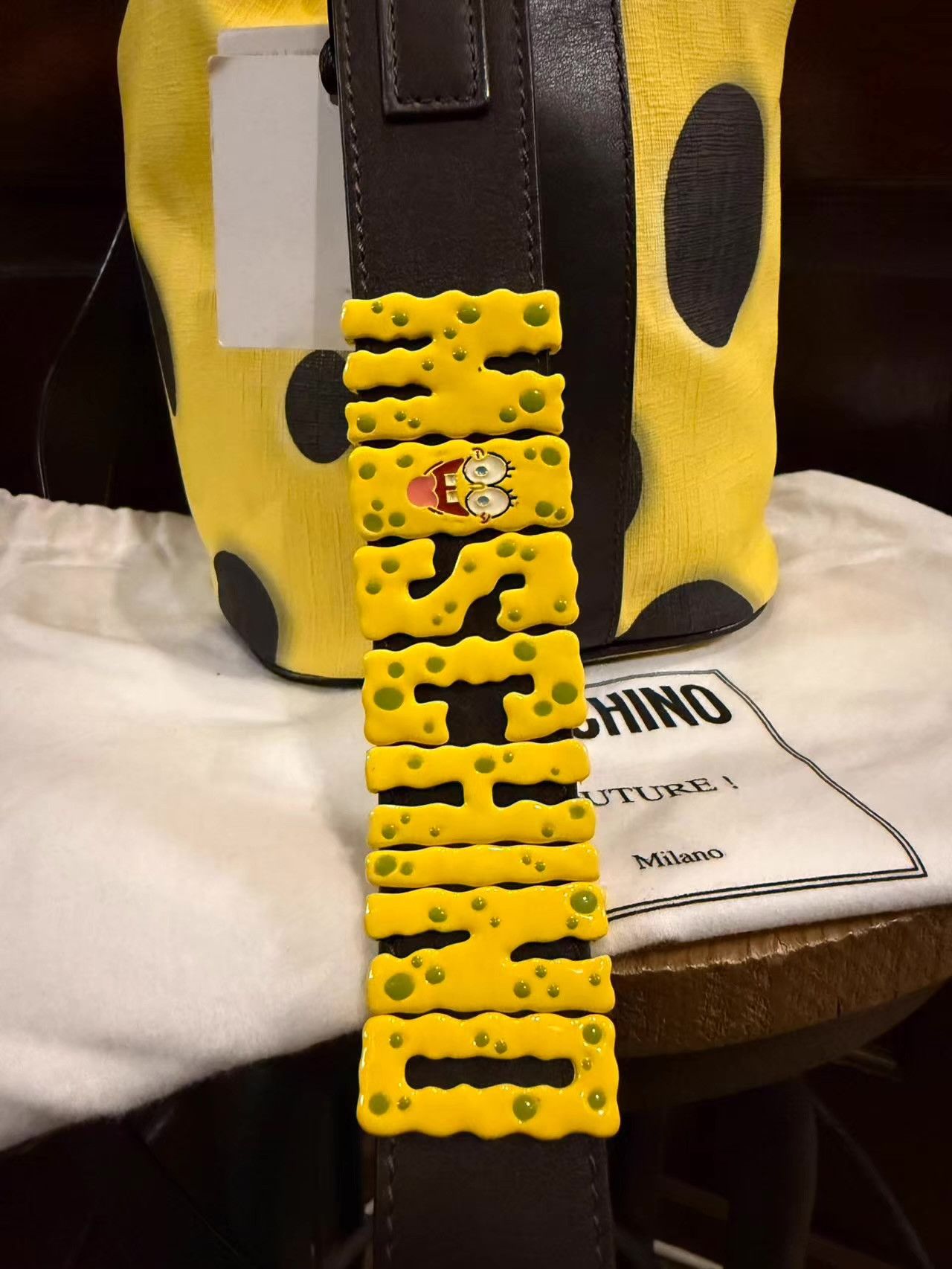 Moschino MOSCHINO 14FW SpongeBob bucket bag, Ｑ25 Size ONE SIZE - 4 Thumbnail