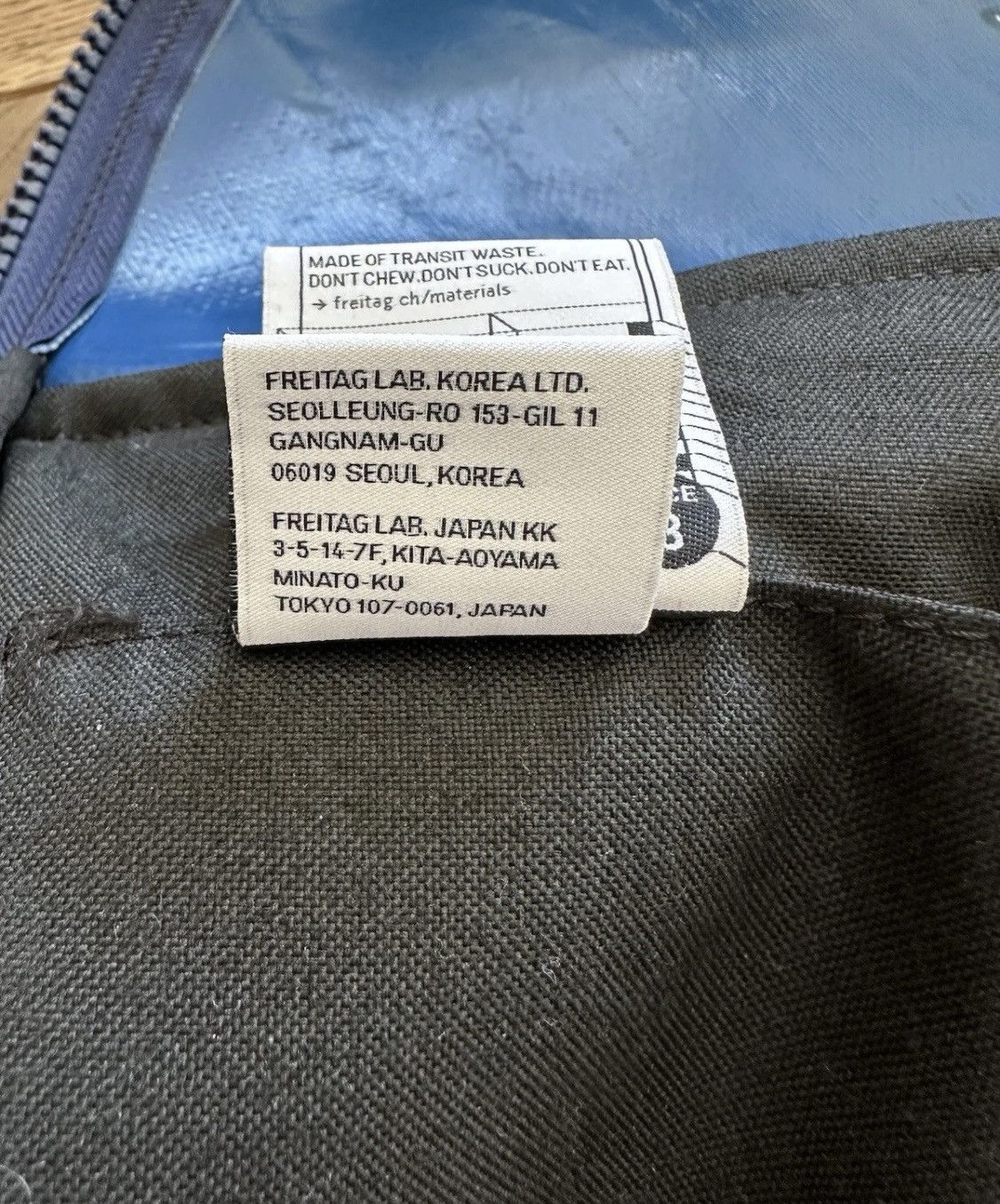 Freitag FREITAG F49 Unisex Backpack Blue/Yellow! Size ONE SIZE - 12 Thumbnail