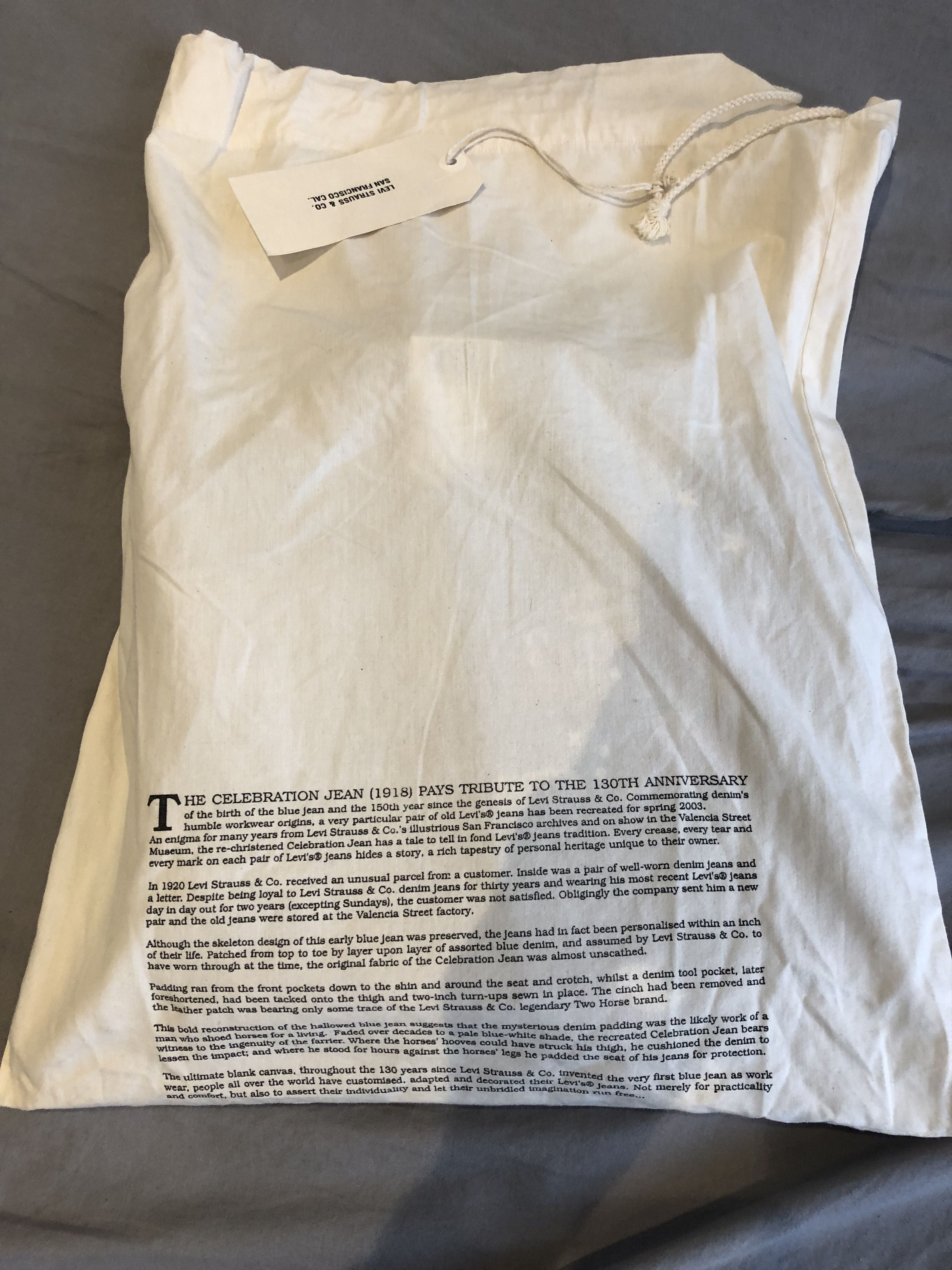 Levi's NWT 501xx "Homer Campbell" Celebration 1918 Jean Size US 30 / EU 46 - 9 Thumbnail