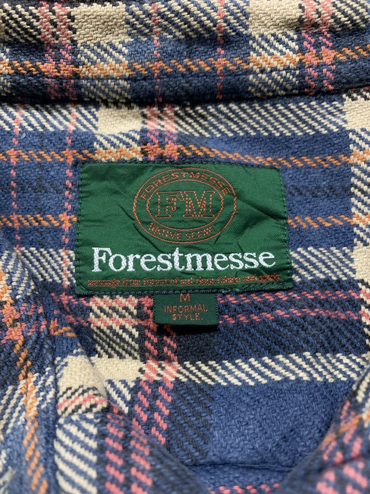 Flannel VINTAGE FORESTMESSE JAPAN NATIVE SCENE PLAID FLANNEL M Size US M / EU 48-50 / 2 - 7 Thumbnail