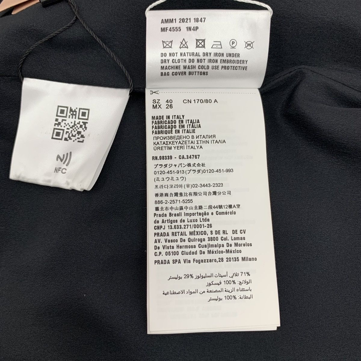 Miu Miu Miu Miu black bow sequin single-breasted long-sleeve dress Size M / US 6-8 / IT 42-44 - 9 Thumbnail