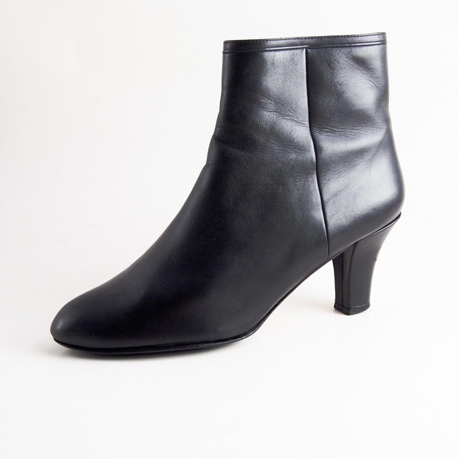 Bally Bally Doris Ankle Boots Mid Heel Black Womens US 9.5 EU 40 Size US 9.5 / IT 39.5 - 1 Thumbnail