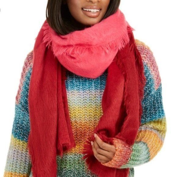 DKNY DKNY Woven Ombré Scarf, Pink Size ONE SIZE - 1 Thumbnail