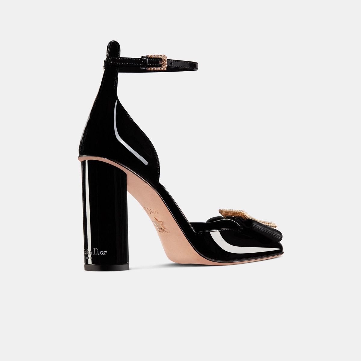 Dior o1bcso1str0225 Idylle Pump in Black Size US 10 / IT 40 - 3 Thumbnail