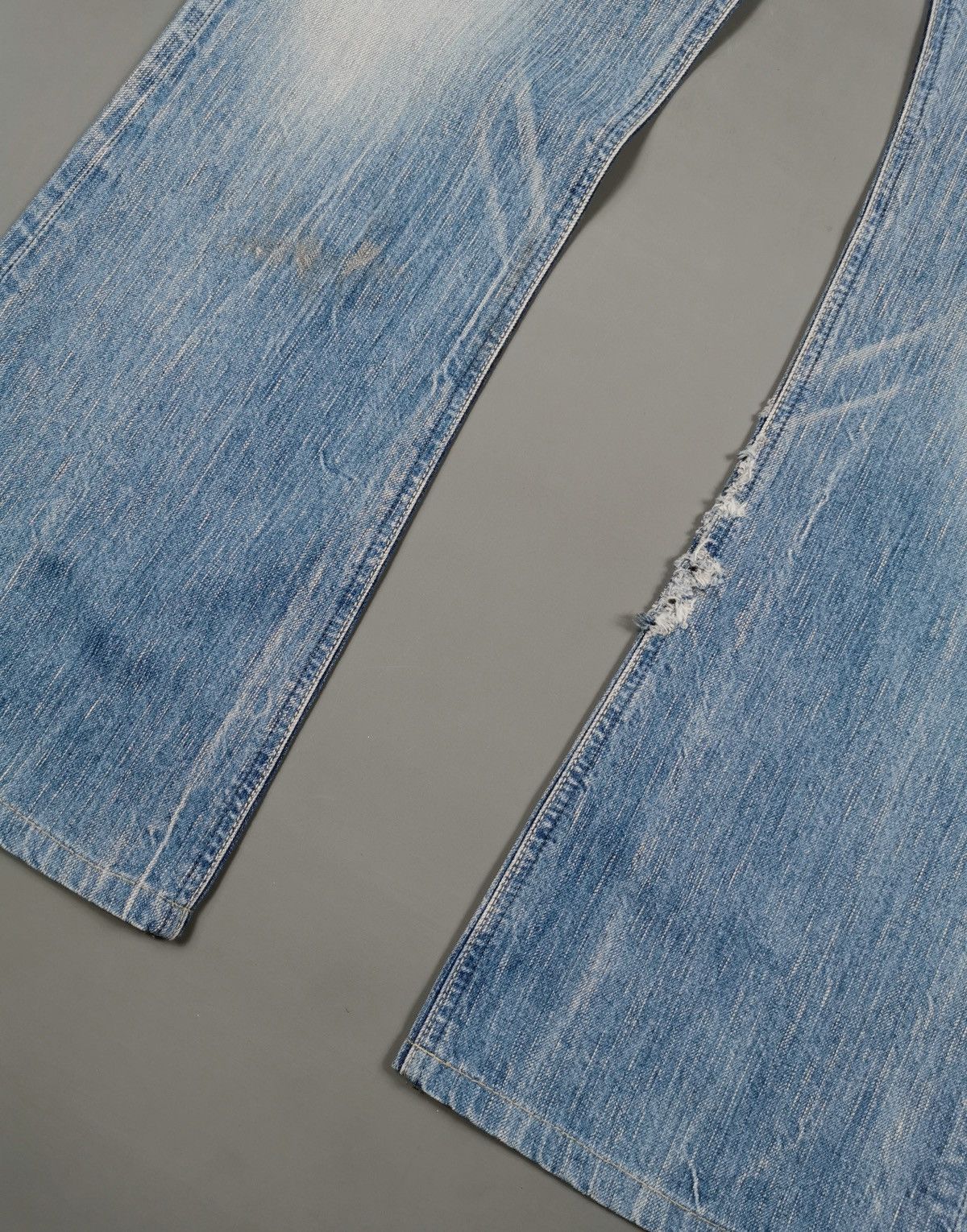 Edwin Bootcut Edwin 503 Light Blue Jeans Size US 33 - 3 Thumbnail