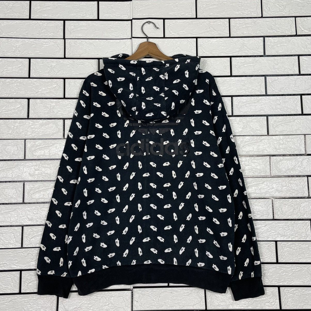 Adidas Adidas Monogram Zipper Hoodie Size US M / EU 48-50 / 2 - 7 Thumbnail