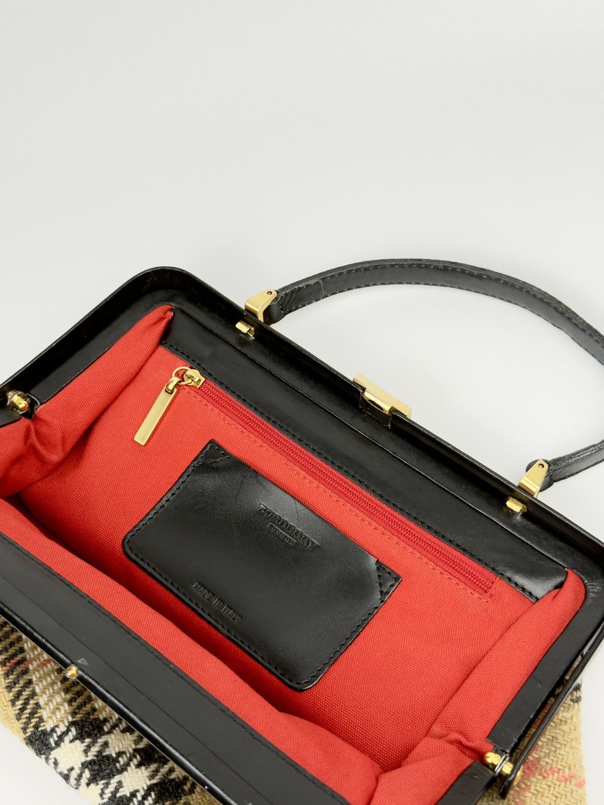 Burberry ❣️ Burberry London Tweed Supernova Check Handbag Mini Bag Size ONE SIZE - 14 Thumbnail