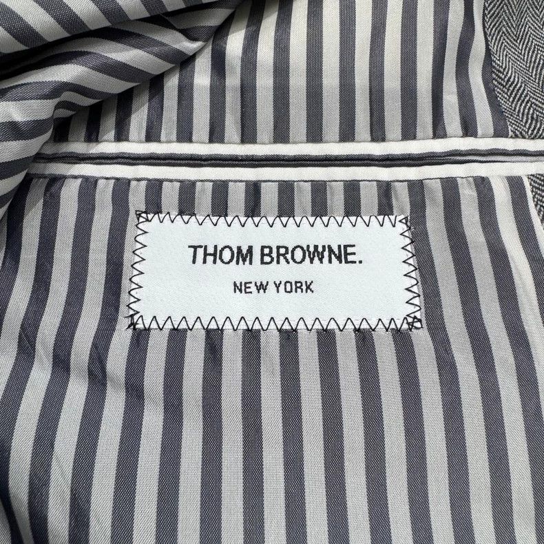 Thom Browne Thom Browne Gray hooded suit jacket 2503-Nextarrow Size US M / EU 48-50 / 2 - 6 Thumbnail