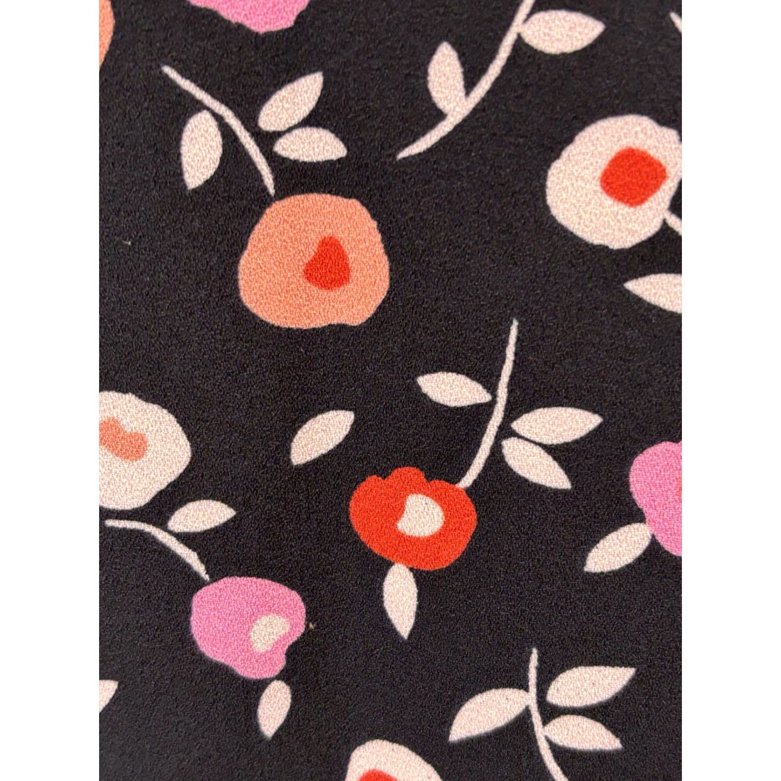 Talbots Talbots Floral Jewel Neck Shift Dress Sz 12p Petites Black Contrast Print Size XL / US 12-14 / IT 48-50 - 7 Thumbnail