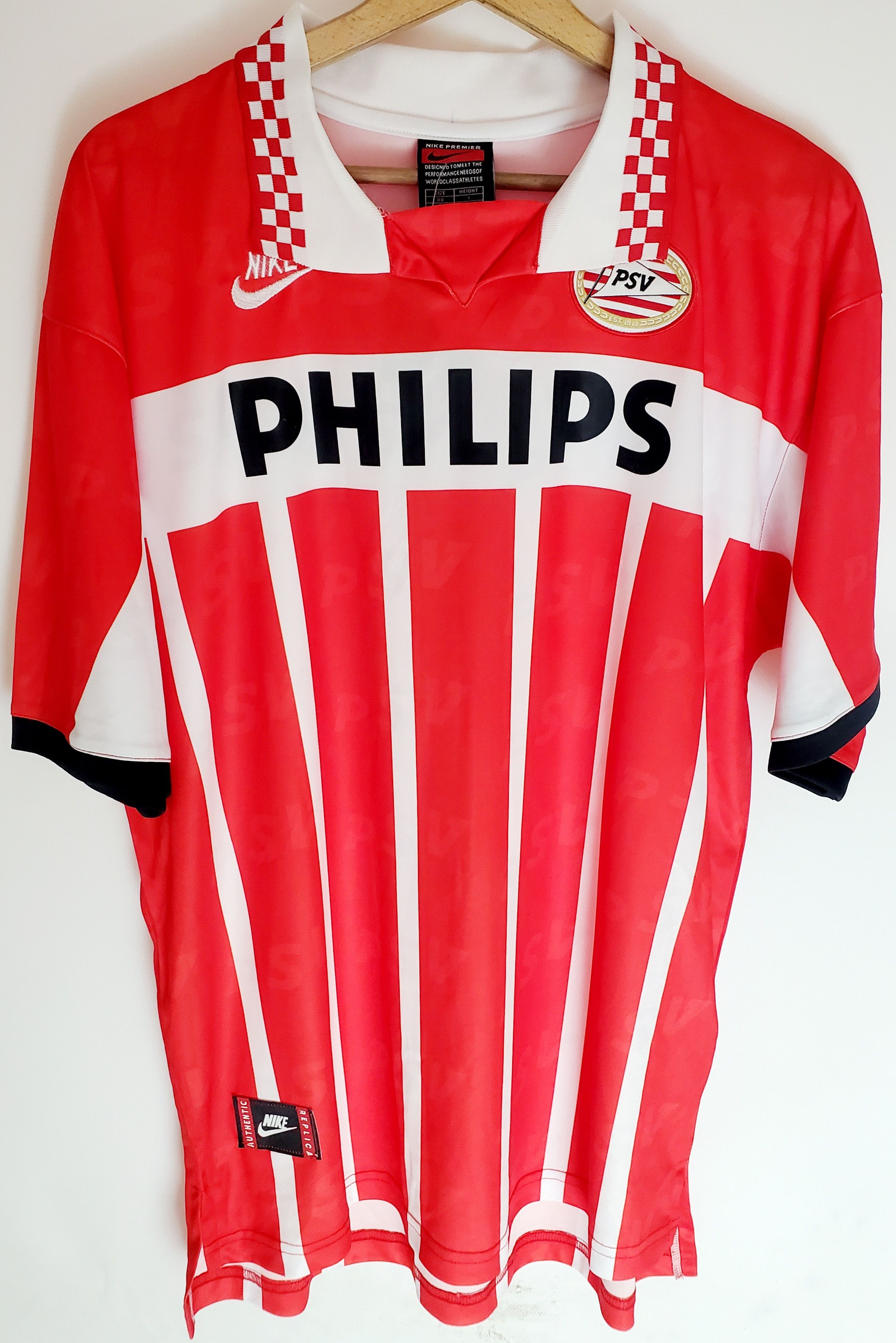 PSV Eindhoven Vintage Jersey 95-96 # 9Ronaldo Xl