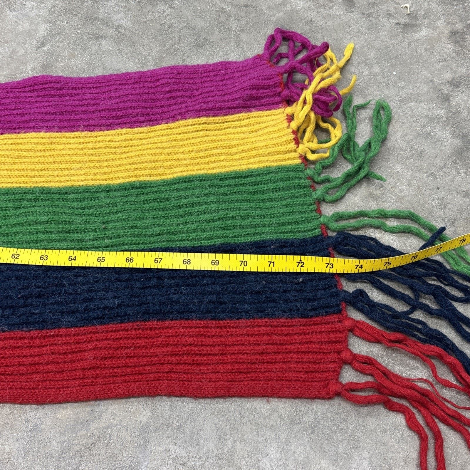 Coach Rare Coach Multi Stripe Scarf And Hat Matching Set Rainbow Size ONE SIZE - 9 Thumbnail