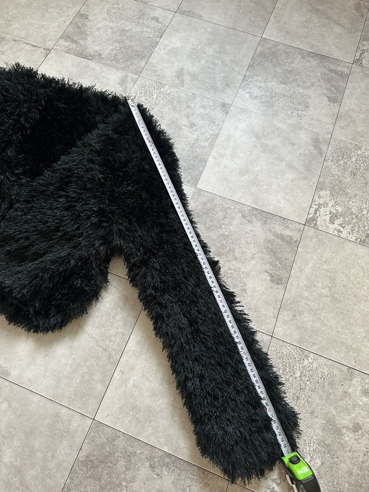 Opium Fuzzy Cropped Knit Cardigan Rick Owens Style Jacket