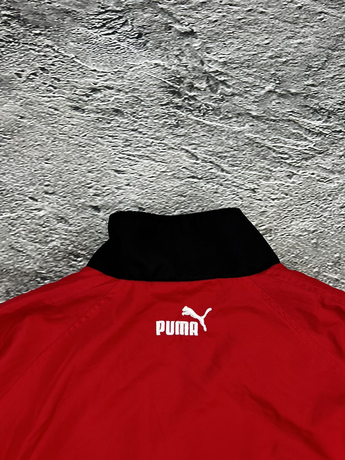 Puma × Vintage Puma tracksuit pants jacket vintage red black Y2K drill Size US L / EU 52-54 / 3 - 8 Thumbnail