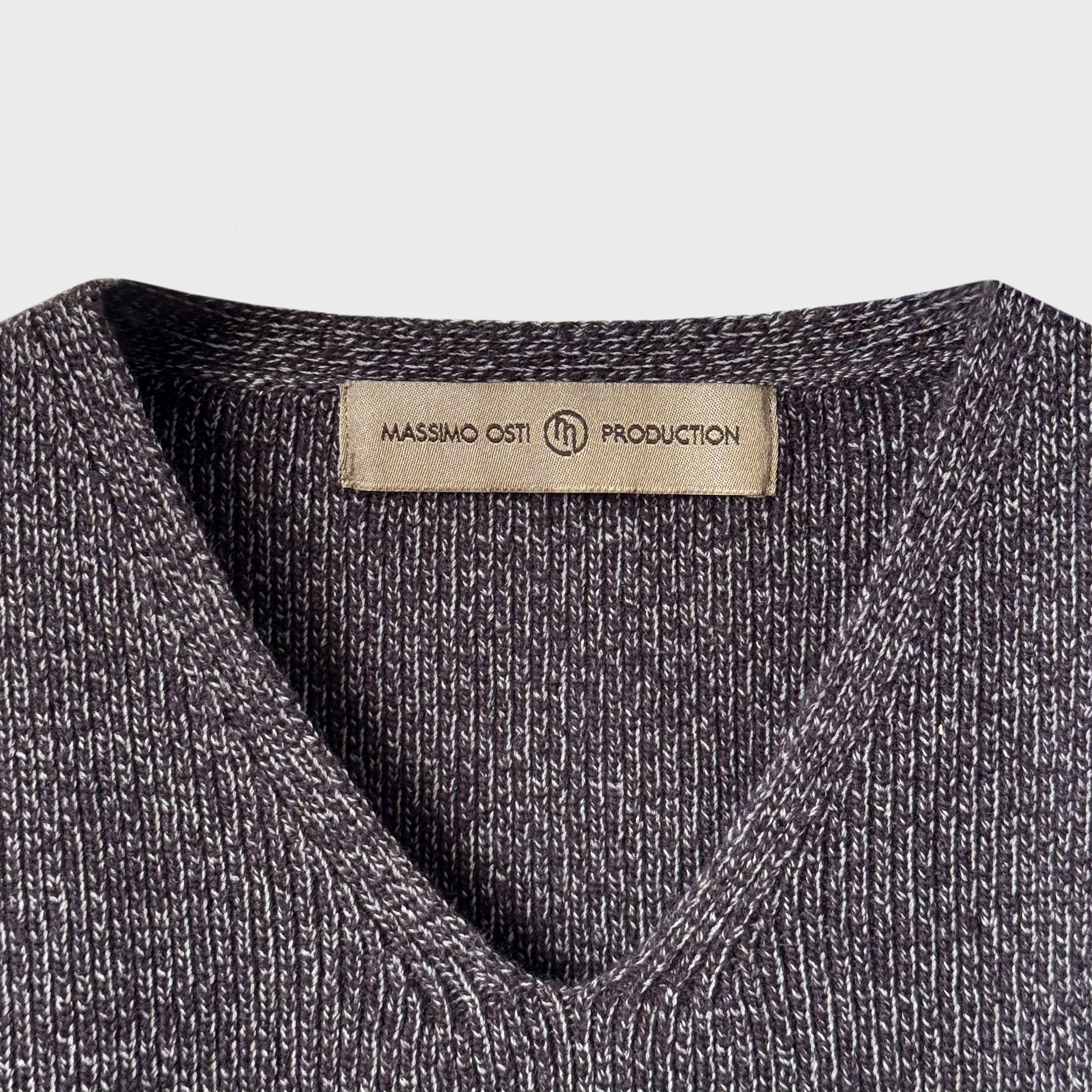 Massimo Osti Massimo Osti Production Sleeveless V-neck Knit Sweater Size US M / EU 48-50 / 2 - 3 Thumbnail
