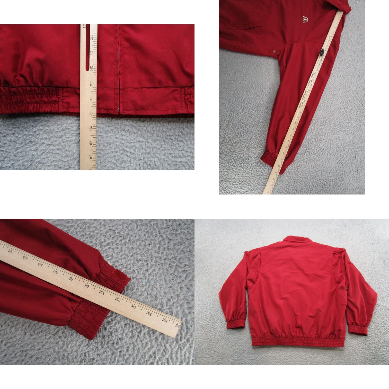Vintage VTG Pioneer Windbreaker Jacket Men's XL Red Plaid Polyester Full Zip Lightweight Lined Pockets Wind-Resistant mujer? (no gender) Size US XL / EU 56 / 4 - 8 Thumbnail