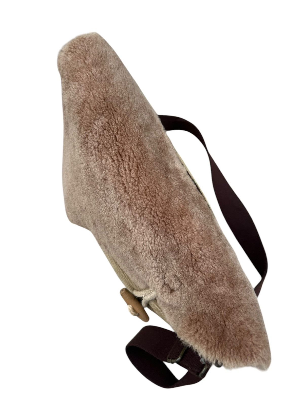 Frapbois Vintage Frapbois Japan Sheepskin Canvas Sling Bag Size ONE SIZE - 18 Thumbnail