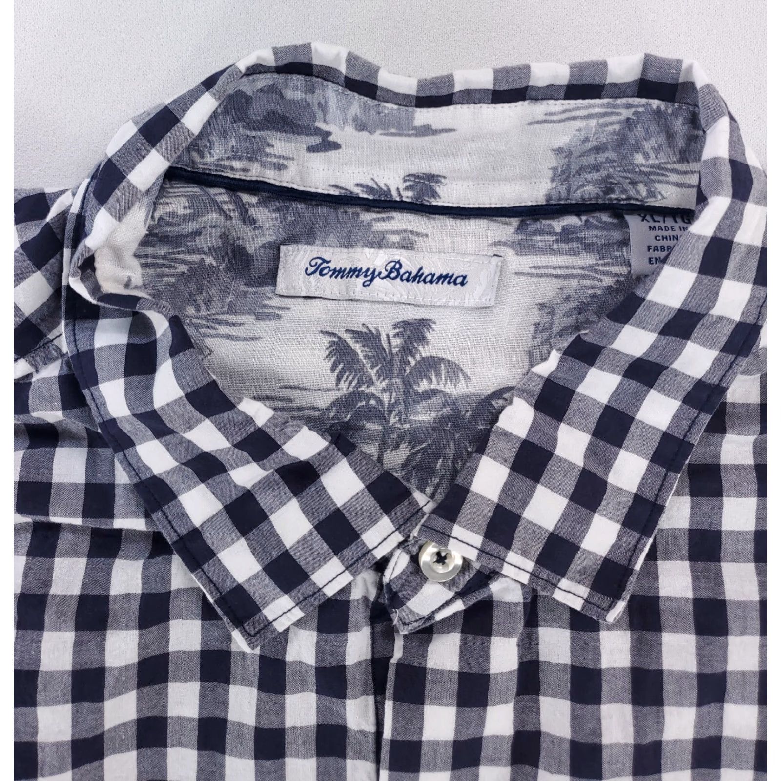 Tommy Bahama Tommy Bahama Button Down Shirt University Michigan Check Plaid Mens XL Multicolor Long Sleeve SHIRT Mens XL Size US XL / EU 56 / 4 - 2 Thumbnail