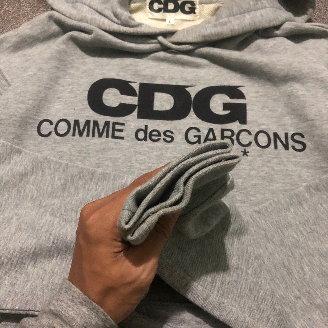 CDG by Comme des Garcons × Comme des Garcons × Japanese Brand Cdg ad 2018 hoodie grey Size US L / EU 52-54 / 3 - 3 Thumbnail
