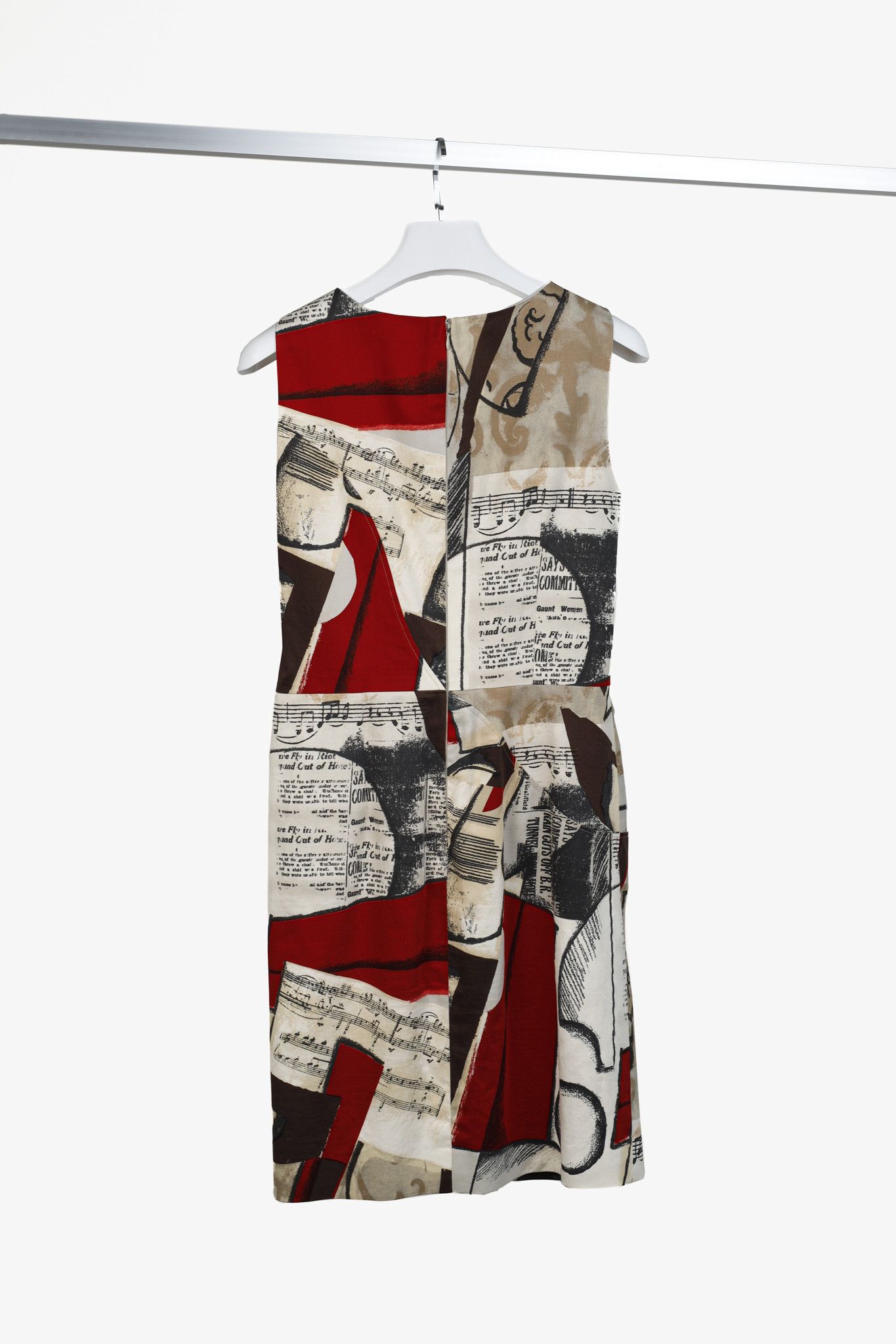 Oscar De La Renta Oscar de la Renta Resort 2015 Abstract-Print Dress Size M / US 6-8 / IT 42-44 - 2 Thumbnail